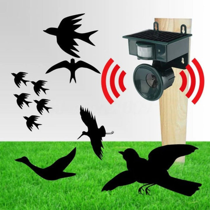 Niki | Solar Motion Sensor Bird Repeller for Outdoors