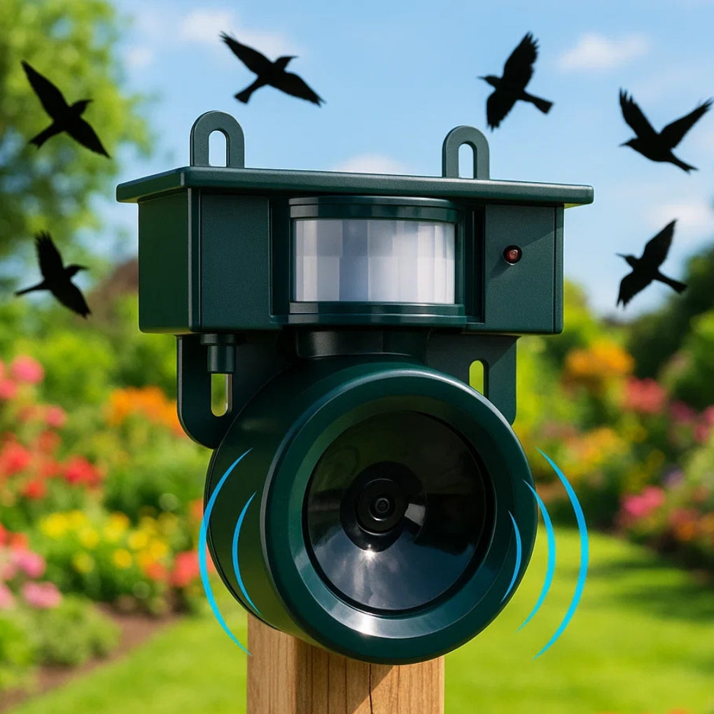 Niki | Solar Motion Sensor Bird Repeller for Outdoors