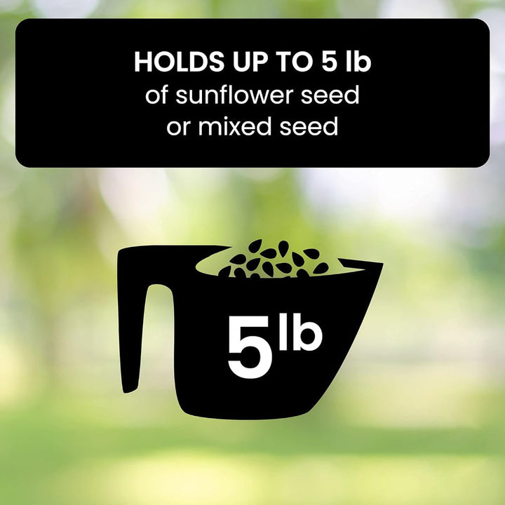 Niki | Squirrel-Proof Bird Feeder with Multiple Feeding Ports