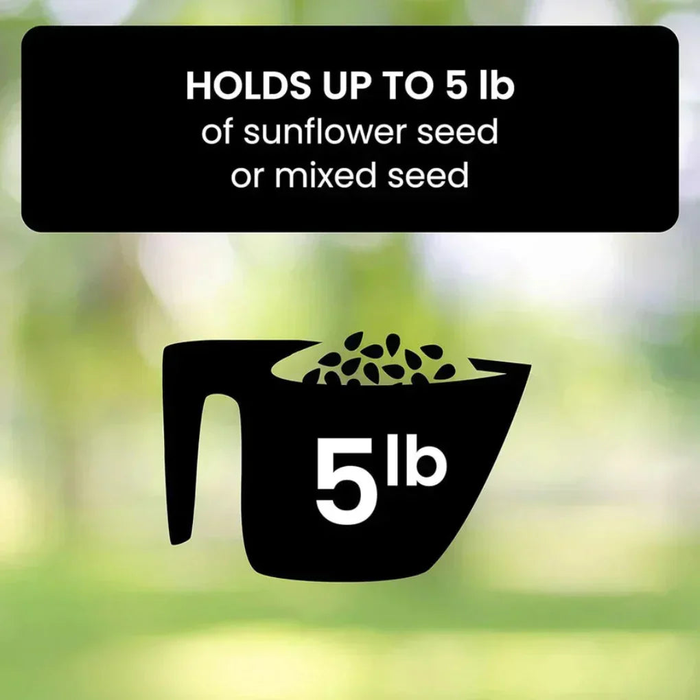 Niki | Squirrel-Resistant Bird Feeder with Multiple Feeding Ports
