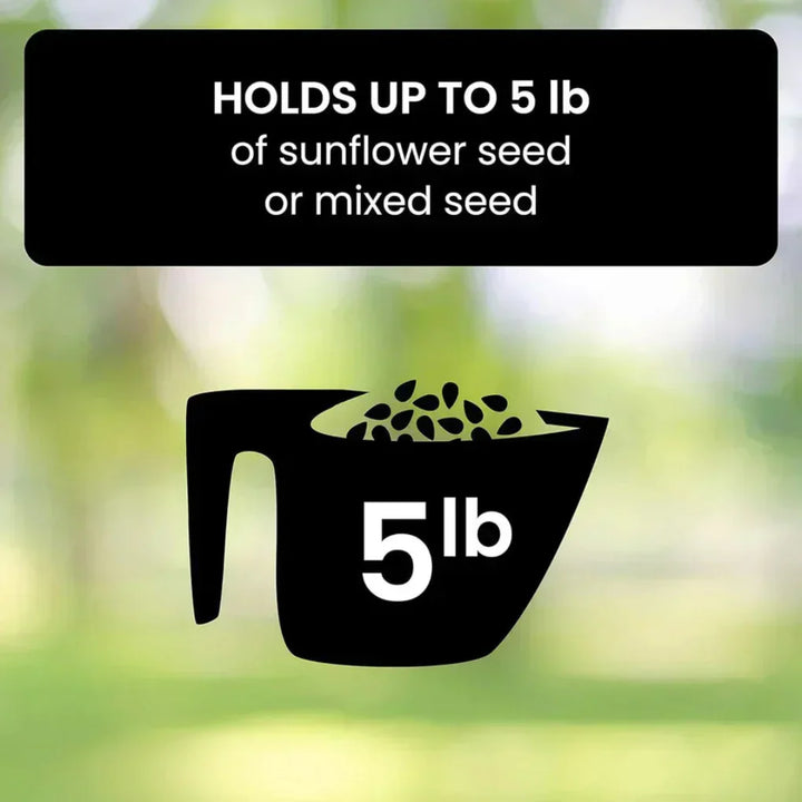Niki | Squirrel-Resistant Bird Feeder with Multiple Feeding Ports