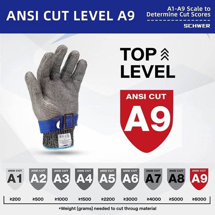 Niki | Stainless Steel Safety Gloves with Maximum Cut Resistance