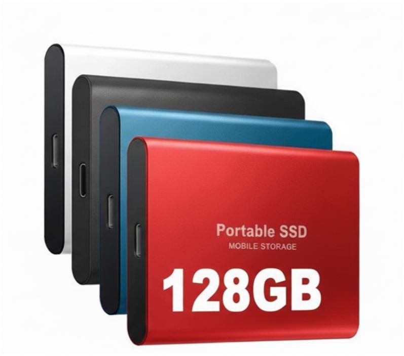 Niki | TECHNOLOGY | Super Fast External SSD 128GB | Mini SSD | High-Speed Storage for Laptop and PC