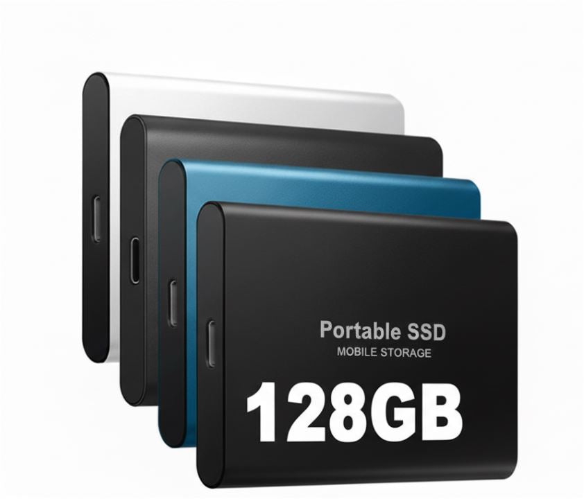 Niki | TECHNOLOGY | Super Fast External SSD 128GB | Mini SSD | High-Speed Storage for Laptop and PC