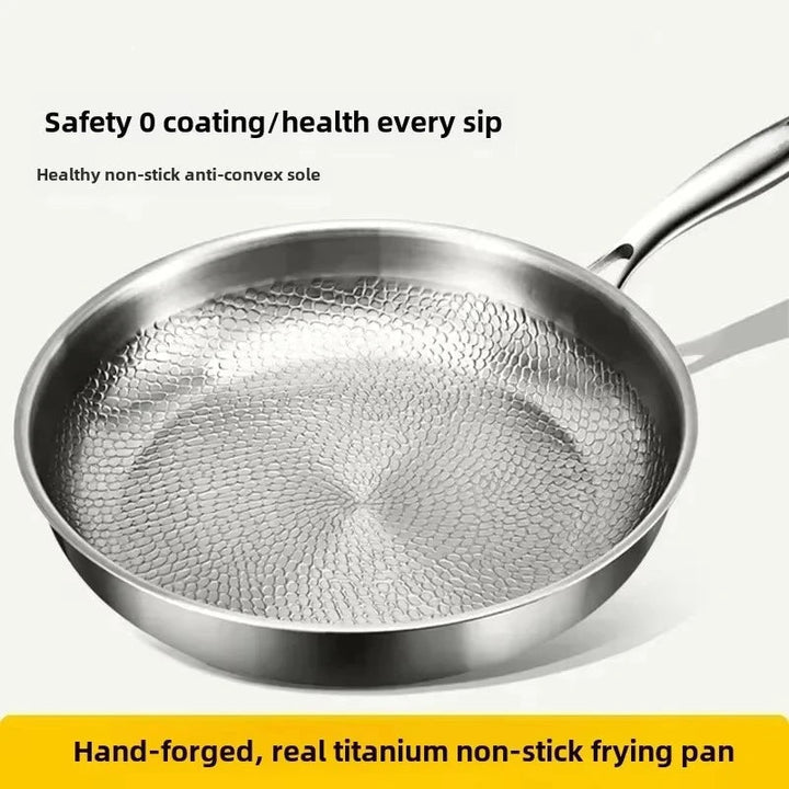 Niki | Titanium hammered non-stick frying pan for induction cooktops and everyday cooking