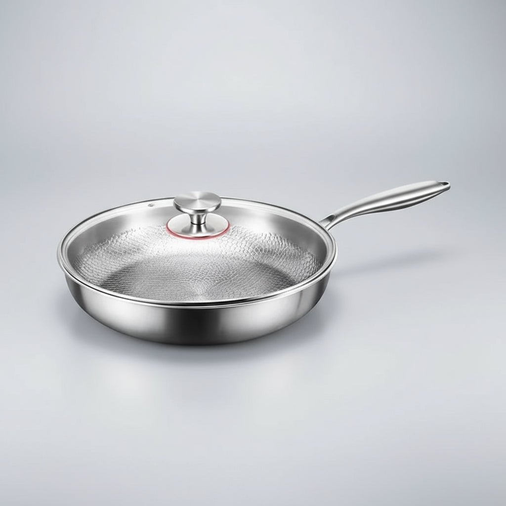 Niki | Titanium hammered non-stick frying pan for induction cooktops and everyday cooking