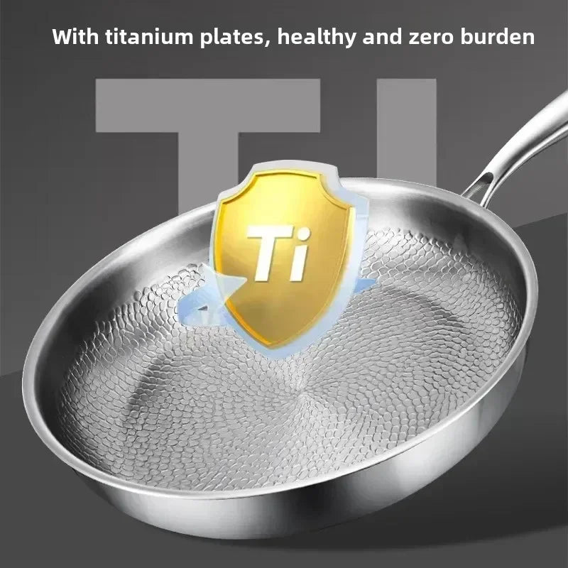 Niki | Titanium hammered non-stick frying pan for induction cooktops and everyday cooking