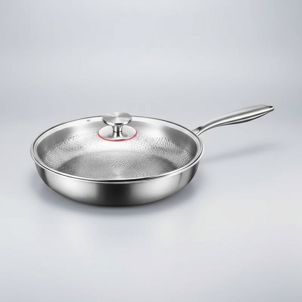 Niki | Titanium hammered non-stick frying pan for induction cooktops and everyday cooking