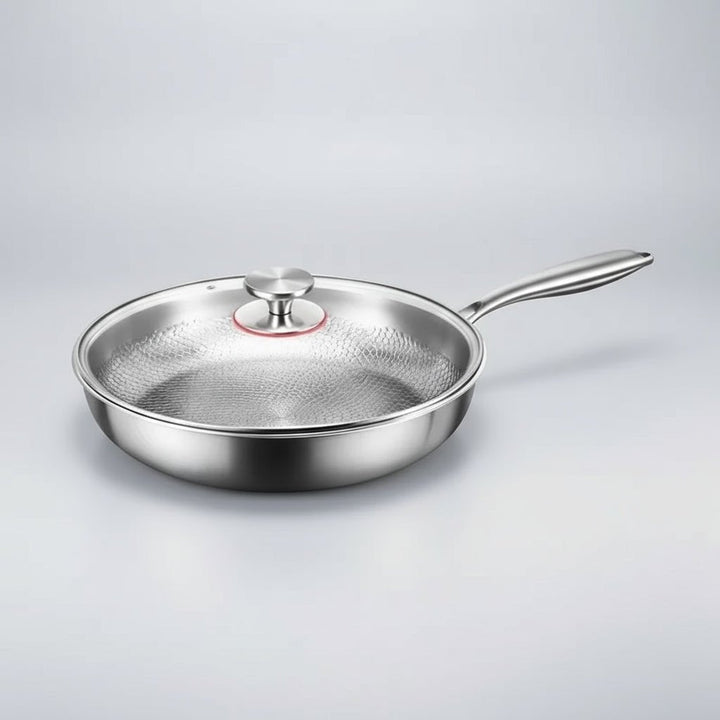 Niki | Titanium hammered non-stick frying pan for induction cooktops and everyday cooking