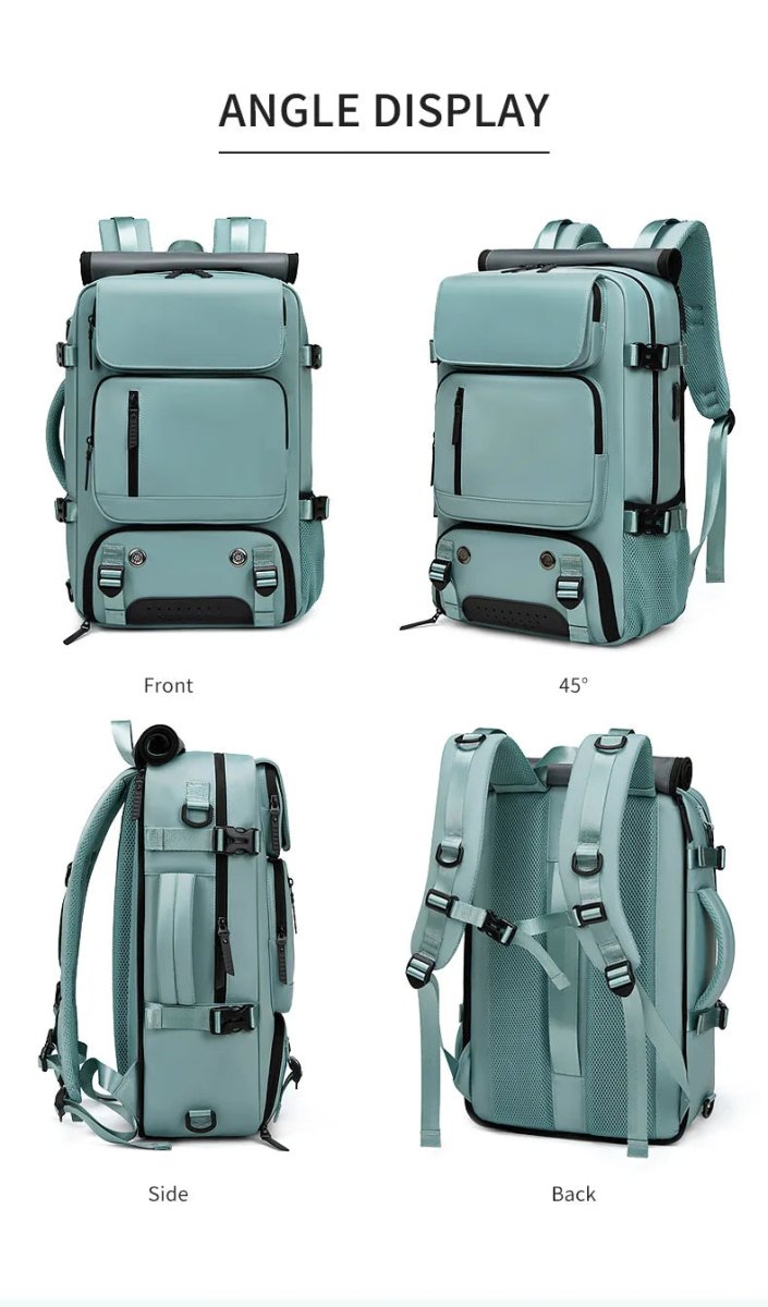 Niki | TRAVELMAX Pack – Waterproof Travel Backpack with USB Port, Shoe Compartment &amp; Anti-Theft Pocket