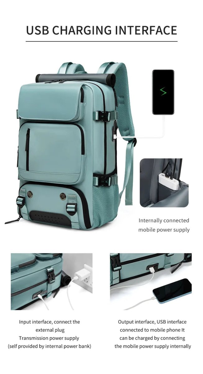 Niki | TRAVELMAX Pack – Waterproof Travel Backpack with USB Port, Shoe Compartment &amp; Anti-Theft Pocket