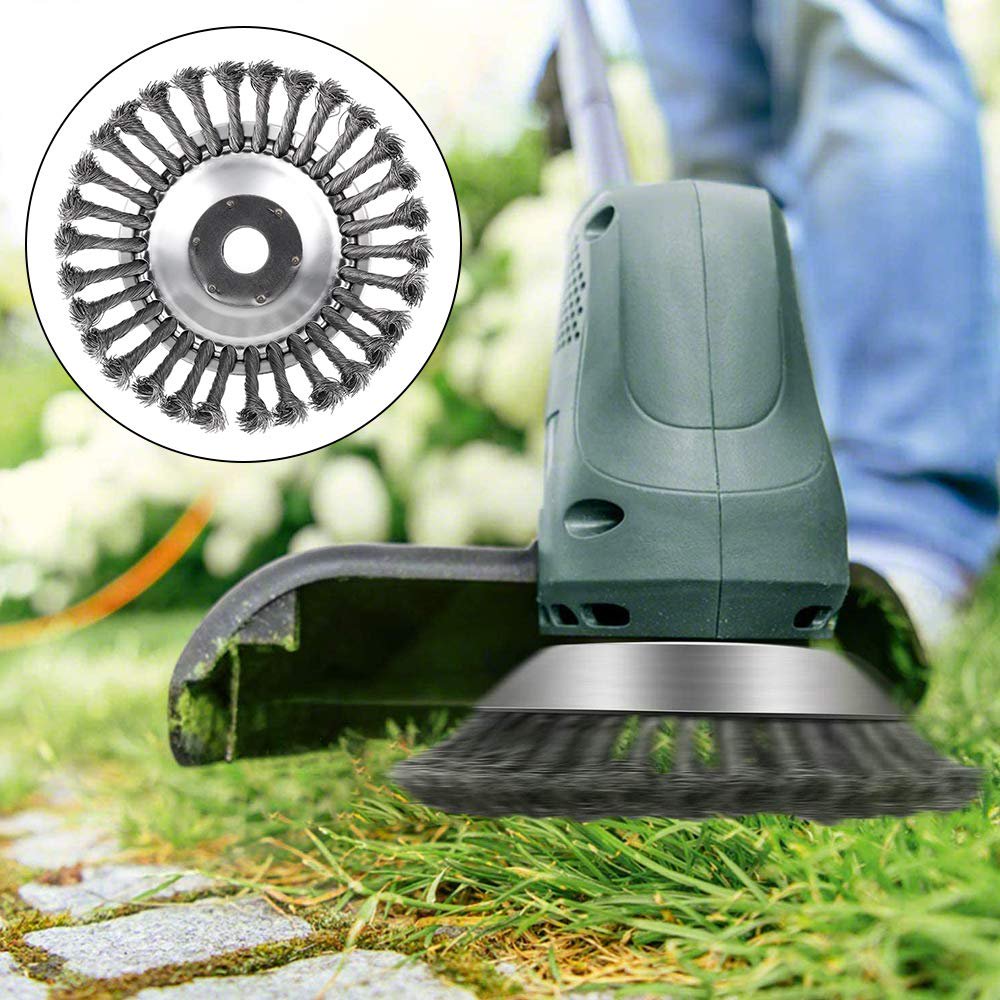 Niki | Trimmer Head | Steel Wire Brush Weed Remover Attachment