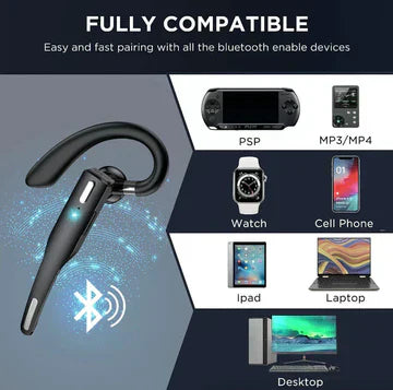 Niki | Trucker Dual Mic Wireless Bluetooth 5.1 Noise-Canceling Headset/Earpiece