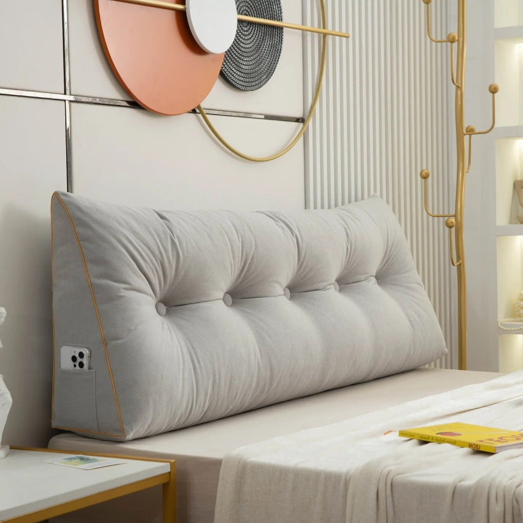 Niki | Tufted Wedge Pillow for Bed Reading Lounge Support