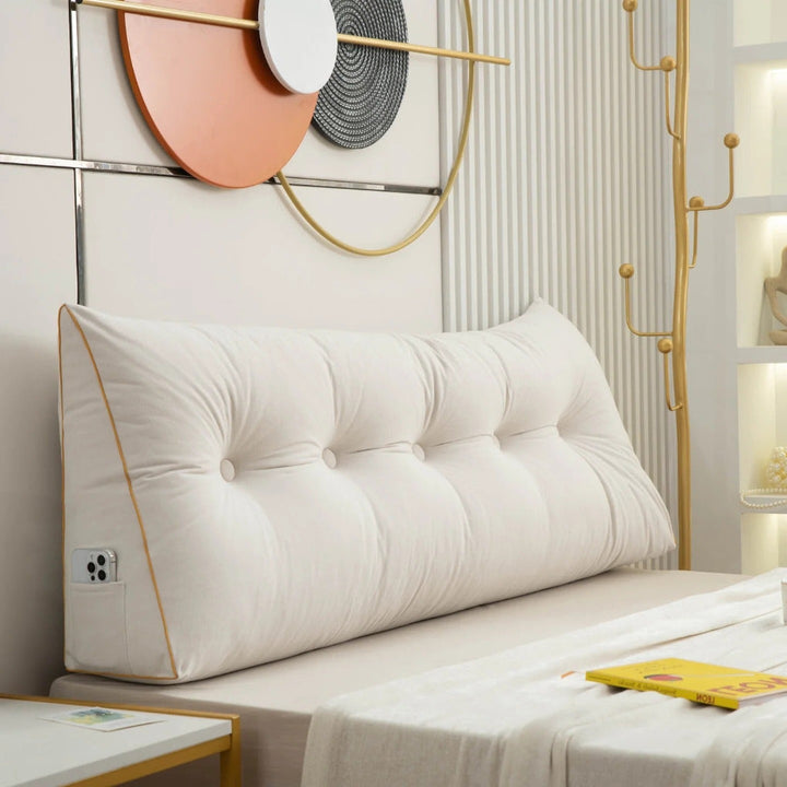 Niki | Tufted Wedge Pillow for Bed Reading Lounge Support
