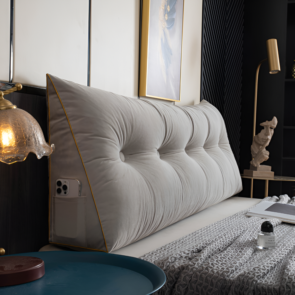Niki | Tufted Wedge Pillow for Bed Reading Lounge Support