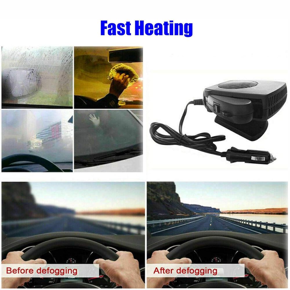 Niki | TurboHeat | 12V Car Heater – 150W/300W Ceramic Fan Heater, Portable Car Dehumidifier &amp; Heater