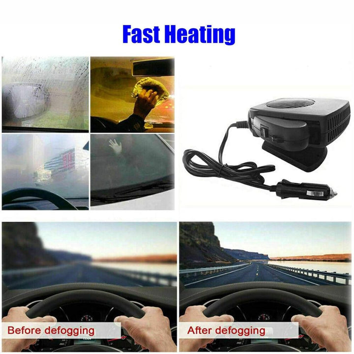 Niki | TurboHeat | 12V Car Heater – 150W/300W Ceramic Fan Heater, Portable Car Dehumidifier &amp; Heater