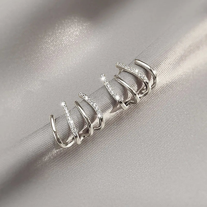 Niki | Twisted Earrings | Elegant Design | Gold or Silver