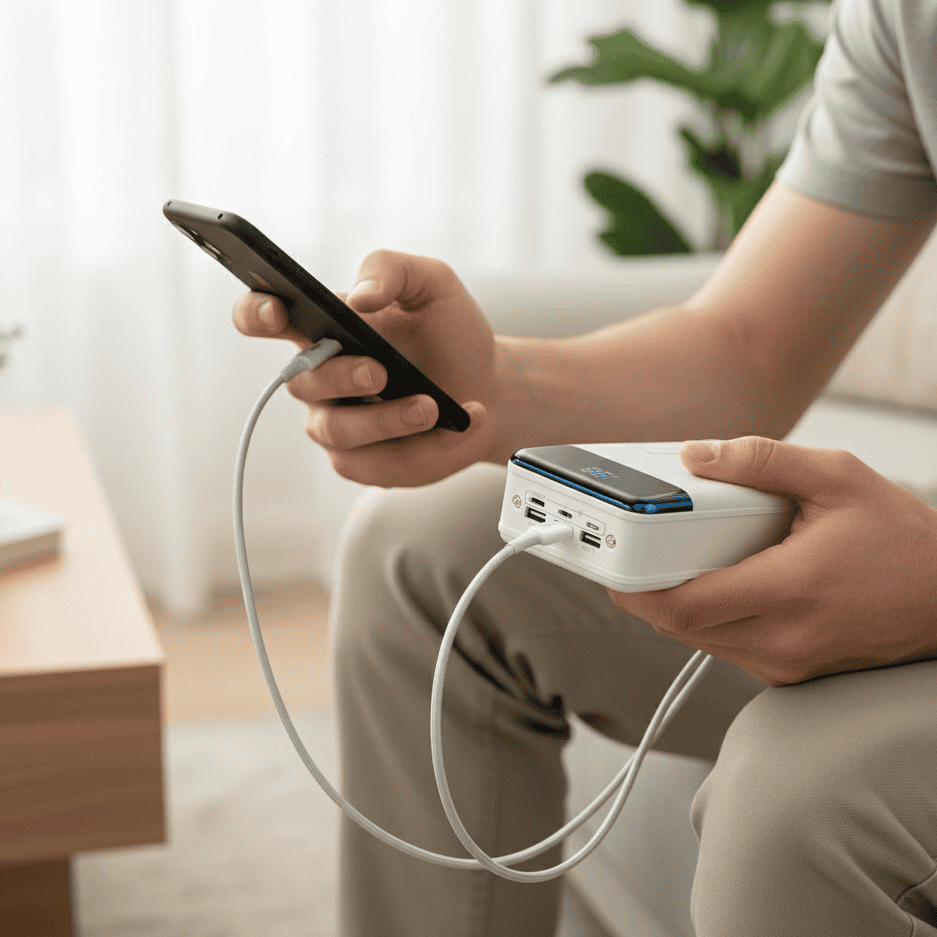 Niki | Ultra-Powerbank with 100,000 mAh for maximum energy and fast charging