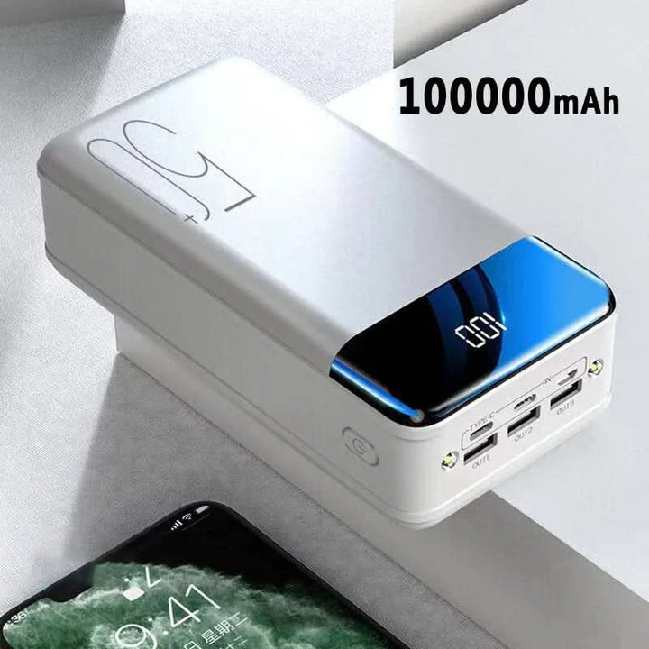 Niki | Ultra-Powerbank with 100,000 mAh for maximum energy and fast charging
