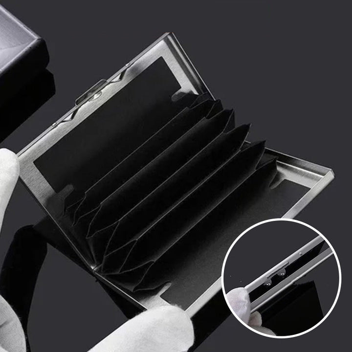Niki | Ultra-thin Card Holder with Theft and Demagnetization Protection