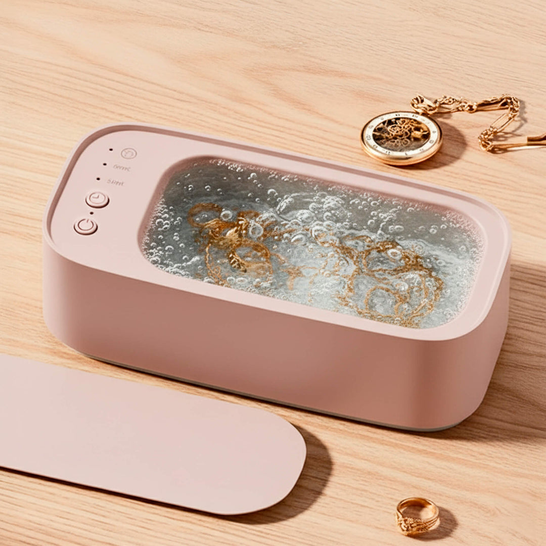 Niki | Ultrasonic Cleaning Device | Gentle, Efficient &amp; Versatile for Jewelry, Glasses, Watches, and Dentures