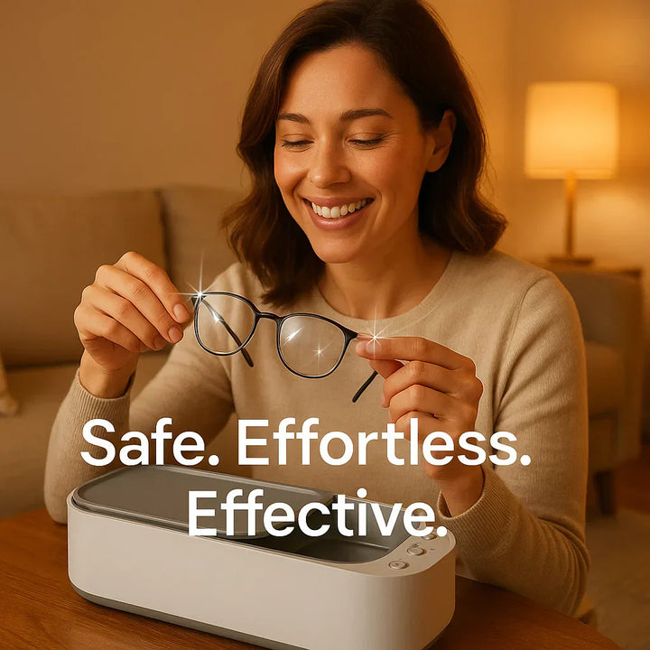 Niki | Ultrasonic Cleaning Device | Gentle, Efficient &amp; Versatile for Jewelry, Glasses, Watches, and Dentures