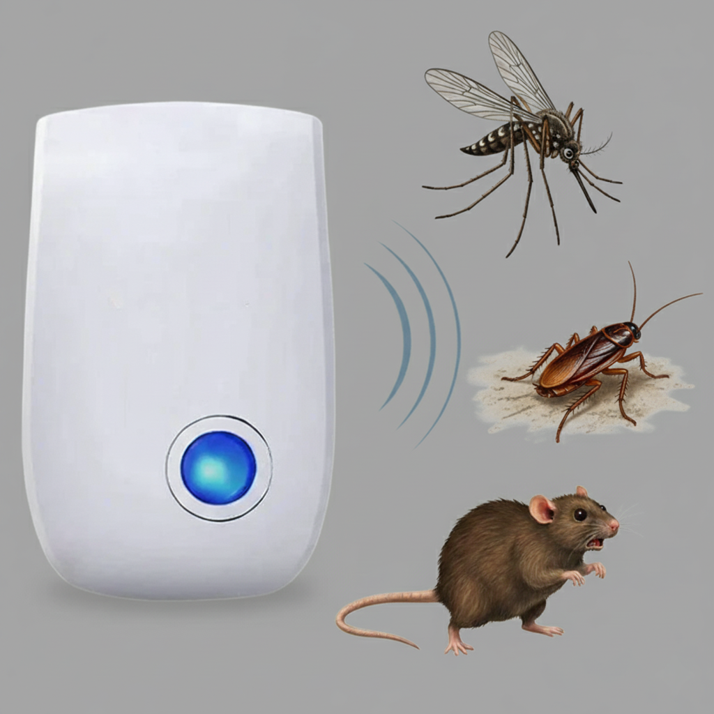 Niki | Ultrasonic Mouse Repeller – Odorless Pest Control Safe for Children &amp; Pets