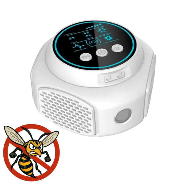 Niki | Ultrasonic Wasp &amp; Hornet Repellent Plug-In | Chemical-Free. Silent Protection for Home. Pool &amp; Patio (Covers 3200 sq. ft.)
