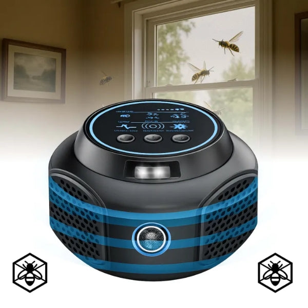 Niki | Ultrasonic Wasp &amp; Hornet Repellent Plug-In | Chemical-Free. Silent Protection for Home. Pool &amp; Patio (Covers 3200 sq. ft.)