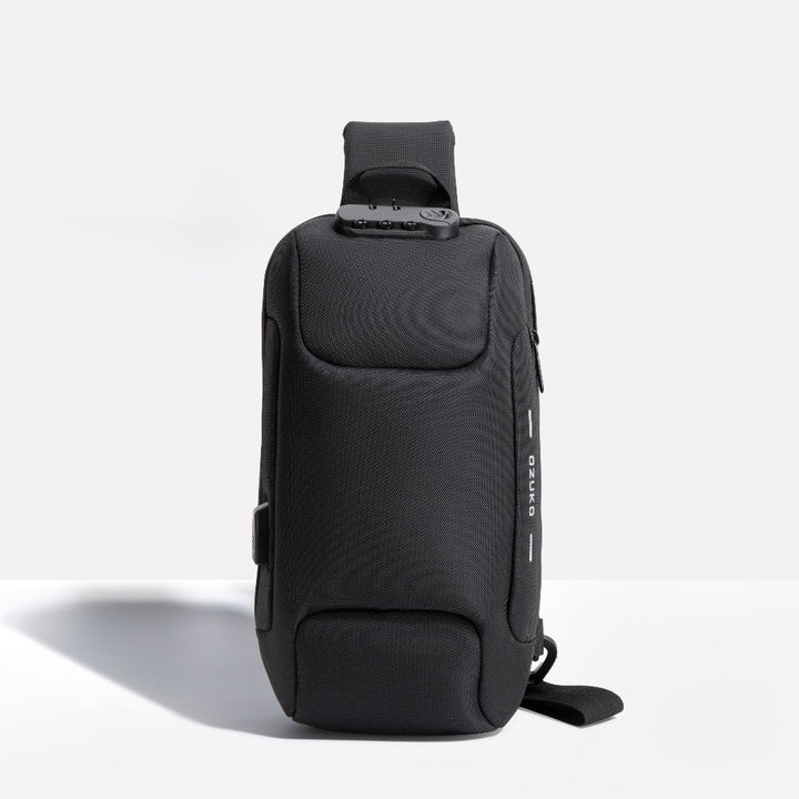 Niki | Unisex Anti-Theft Crossbody Bag with USB Charger