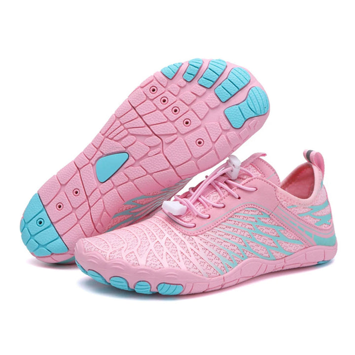Niki | Unisex Aqua Shoes with Grid Pattern