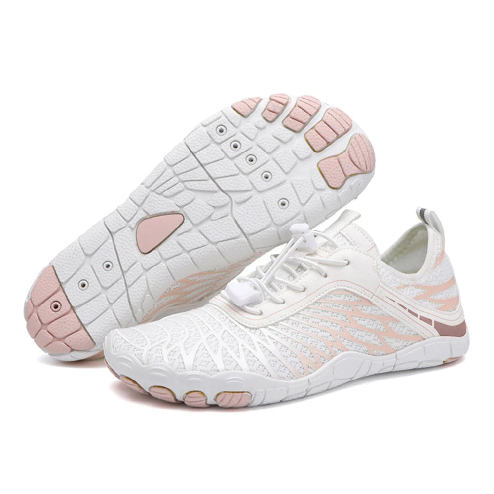 Niki | Unisex Aqua Shoes with Grid Pattern