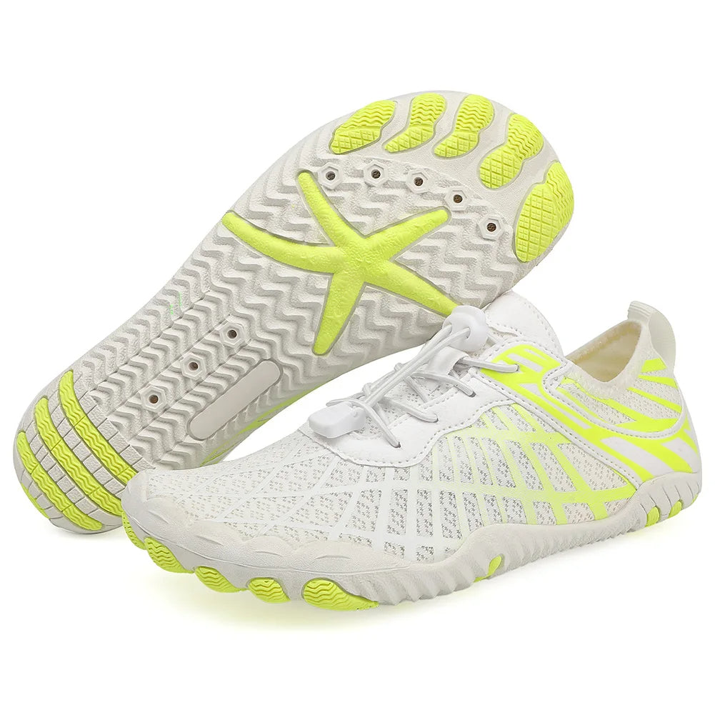 Niki | Unisex Aqua Shoes with Grid Pattern