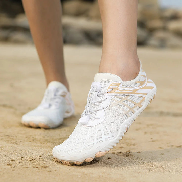 Niki | Unisex Aqua Shoes with Grid Pattern