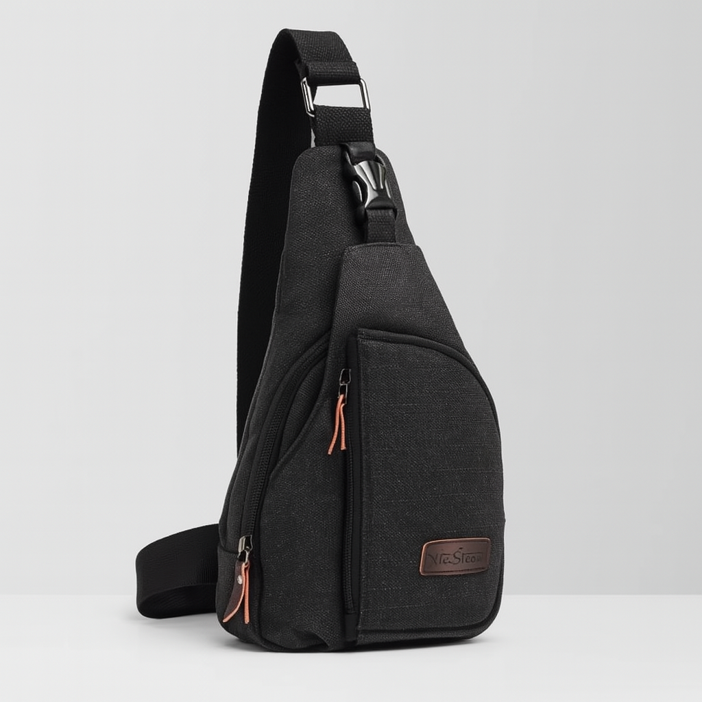 Niki | Unisex Canvas Sling Chest Bag