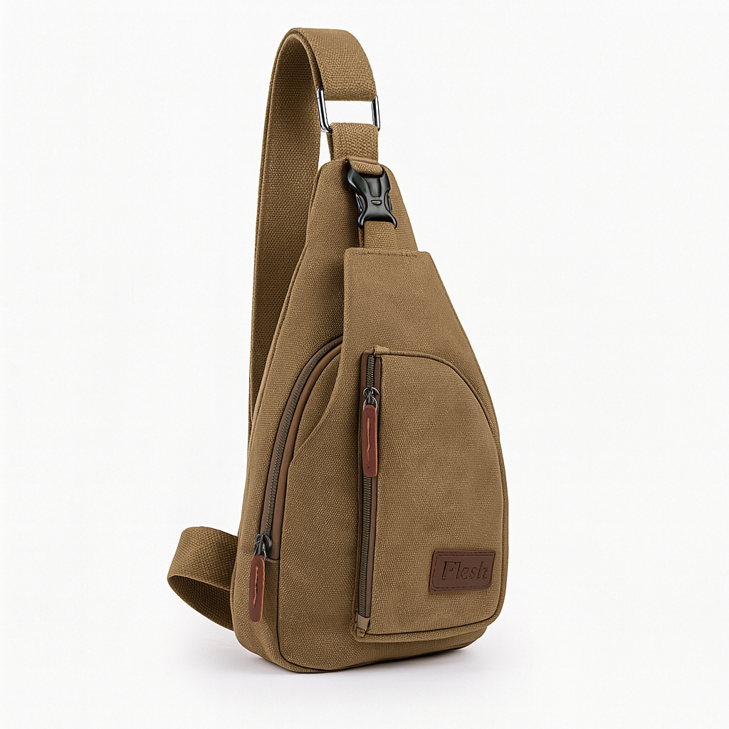 Niki | Unisex Canvas Sling Chest Bag