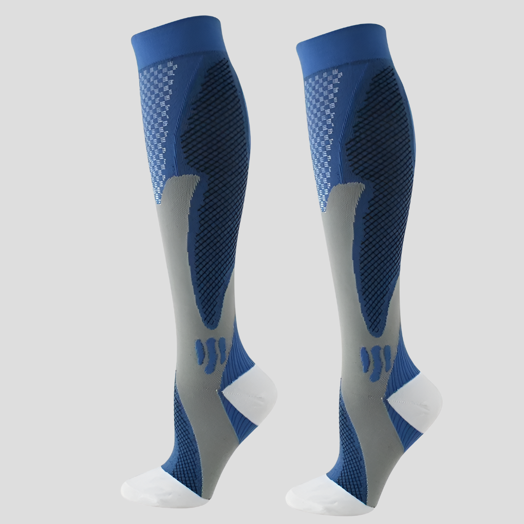 Niki | Unisex Compression Knee High Socks with Textured Knit