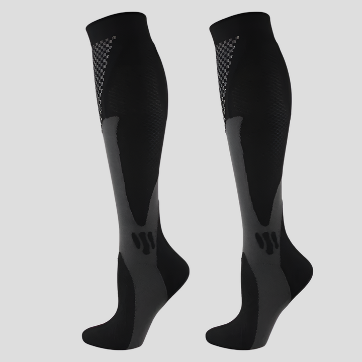 Niki | Unisex Compression Knee High Socks with Textured Knit