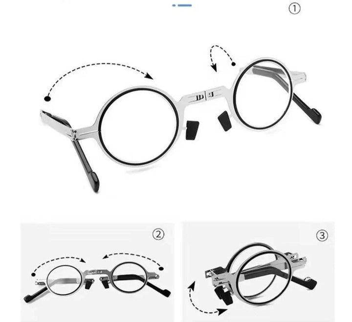 Niki | Unisex Folding Reading Glasses with Case