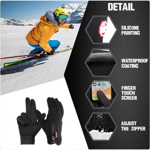 Niki | Unisex Heated Thermal Gloves for Winter Outdoor Activities