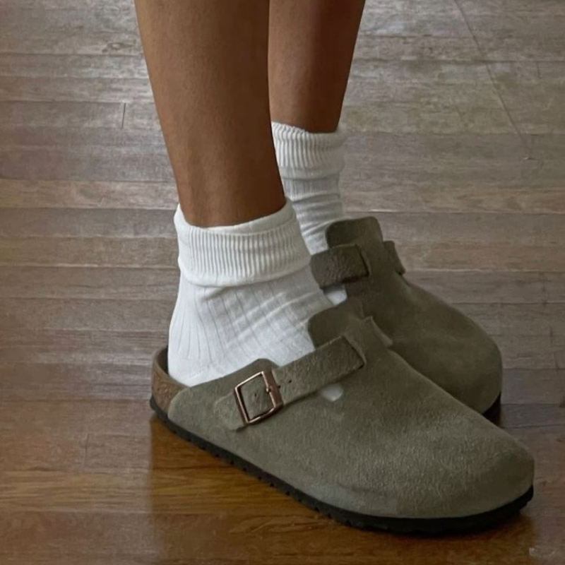 Niki | Unisex Slip-on Clogs with Buckle