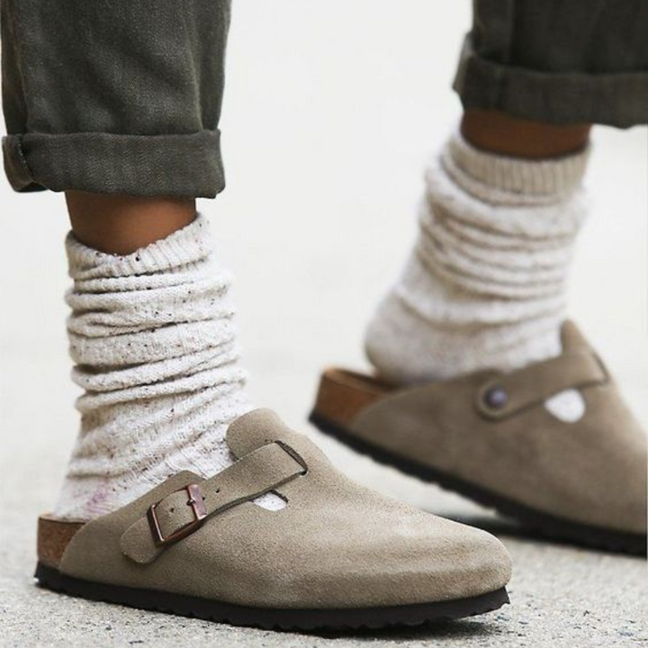 Niki | Unisex Slip-on Clogs with Buckle