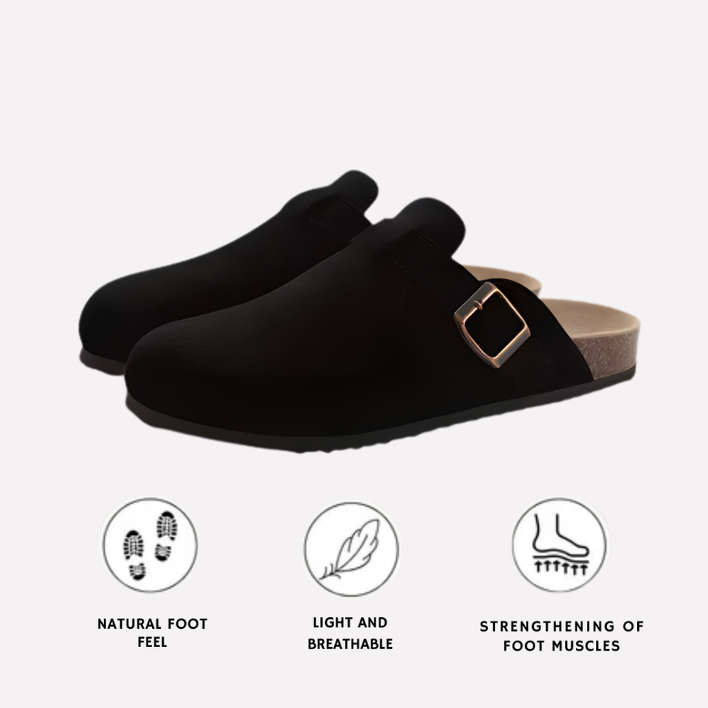 Niki | Unisex Slip-On Clogs with Buckle Detail