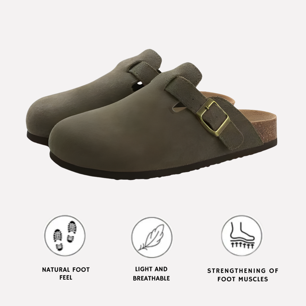 Niki | Unisex Slip-On Clogs with Buckle Detail