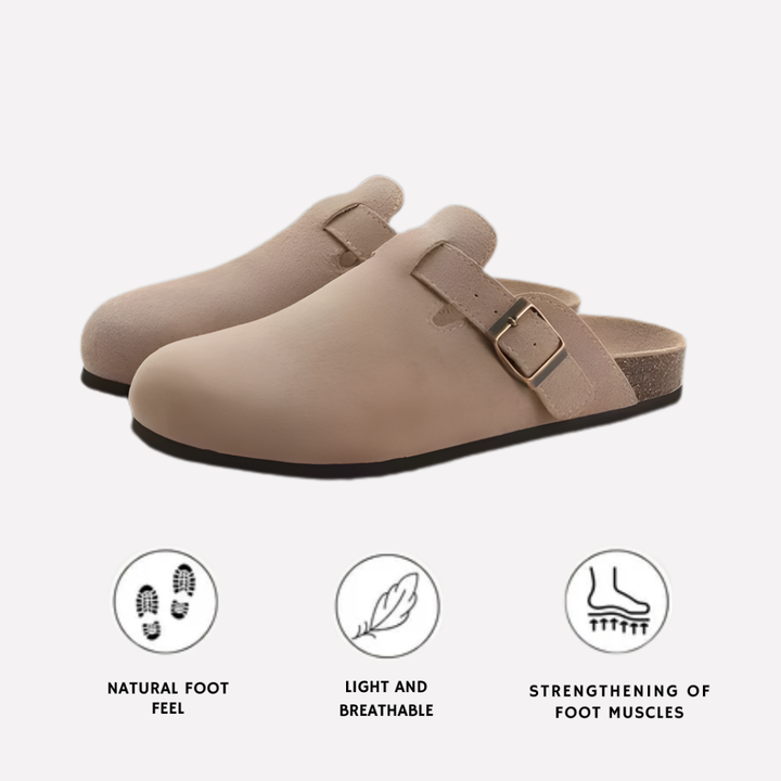 Niki | Unisex Slip-On Clogs with Buckle Detail