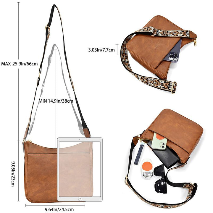 Niki | Versatile leather crossbody bag for women