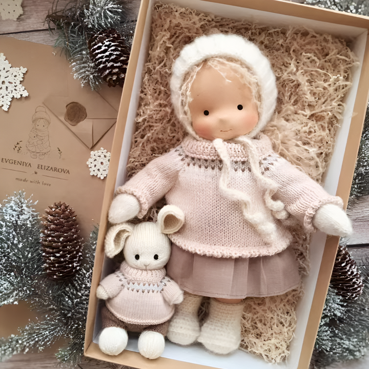 Niki | Waldorf Cuddly Doll with Soft Knit Cardigan
