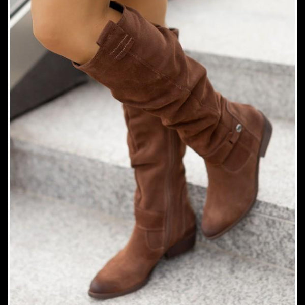 Niki | Warm Suede Boots - Cozy Winter Shoes